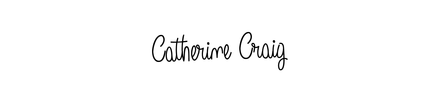 Use a signature maker to create a handwritten signature online. With this signature software, you can design (Angelique-Rose-font-FFP) your own signature for name Catherine Craig. Catherine Craig signature style 5 images and pictures png