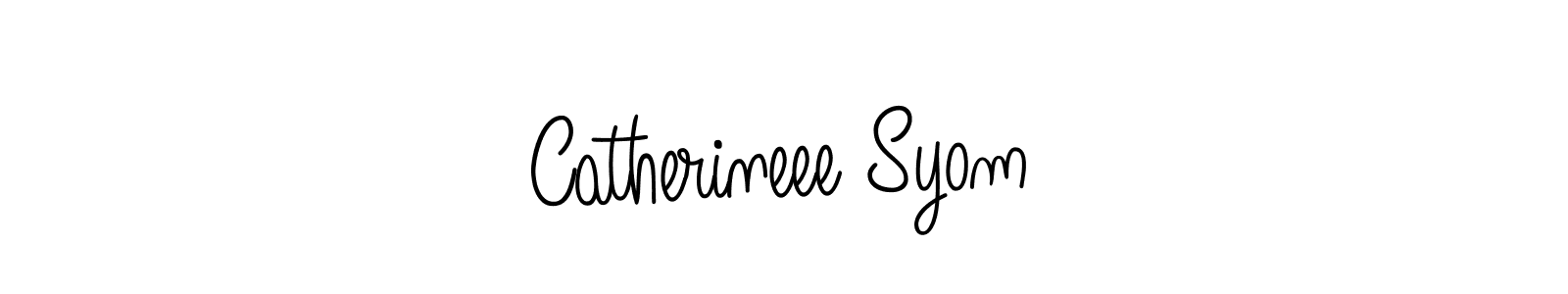 Also we have Catherineee Syom name is the best signature style. Create professional handwritten signature collection using Angelique-Rose-font-FFP autograph style. Catherineee Syom signature style 5 images and pictures png