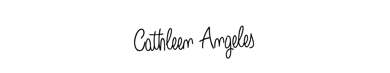 Angelique-Rose-font-FFP is a professional signature style that is perfect for those who want to add a touch of class to their signature. It is also a great choice for those who want to make their signature more unique. Get Cathleen Angeles name to fancy signature for free. Cathleen Angeles signature style 5 images and pictures png