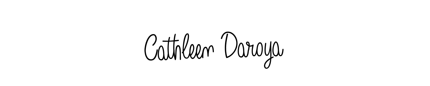 Make a short Cathleen Daroya signature style. Manage your documents anywhere anytime using Angelique-Rose-font-FFP. Create and add eSignatures, submit forms, share and send files easily. Cathleen Daroya signature style 5 images and pictures png