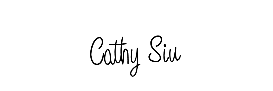 The best way (Angelique-Rose-font-FFP) to make a short signature is to pick only two or three words in your name. The name Cathy Siu include a total of six letters. For converting this name. Cathy Siu signature style 5 images and pictures png