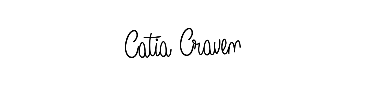 How to make Catia Craven signature? Angelique-Rose-font-FFP is a professional autograph style. Create handwritten signature for Catia Craven name. Catia Craven signature style 5 images and pictures png