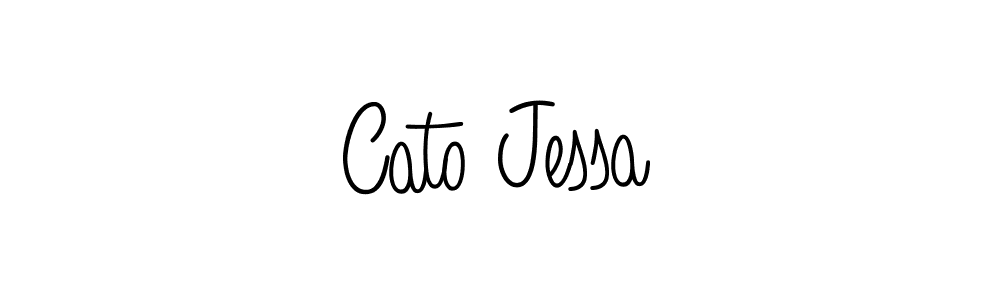 The best way (Angelique-Rose-font-FFP) to make a short signature is to pick only two or three words in your name. The name Cato Jessa include a total of six letters. For converting this name. Cato Jessa signature style 5 images and pictures png