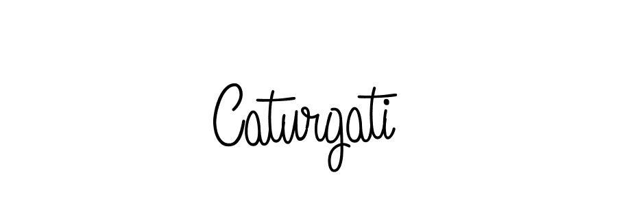 Use a signature maker to create a handwritten signature online. With this signature software, you can design (Angelique-Rose-font-FFP) your own signature for name Caturgati. Caturgati signature style 5 images and pictures png