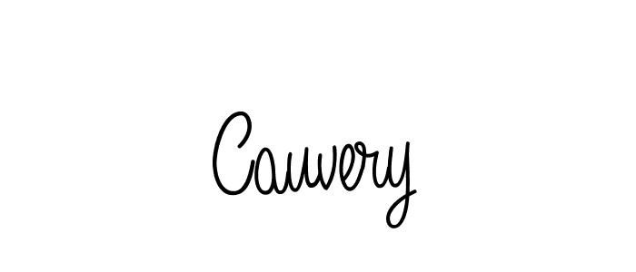 You should practise on your own different ways (Angelique-Rose-font-FFP) to write your name (Cauvery) in signature. don't let someone else do it for you. Cauvery signature style 5 images and pictures png