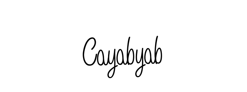 Create a beautiful signature design for name Cayabyab. With this signature (Angelique-Rose-font-FFP) fonts, you can make a handwritten signature for free. Cayabyab signature style 5 images and pictures png
