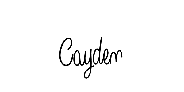Create a beautiful signature design for name Cayden. With this signature (Angelique-Rose-font-FFP) fonts, you can make a handwritten signature for free. Cayden signature style 5 images and pictures png