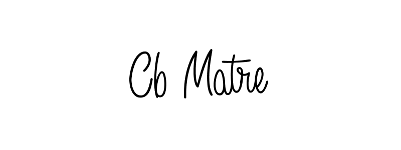 You should practise on your own different ways (Angelique-Rose-font-FFP) to write your name (Cb Matre) in signature. don't let someone else do it for you. Cb Matre signature style 5 images and pictures png