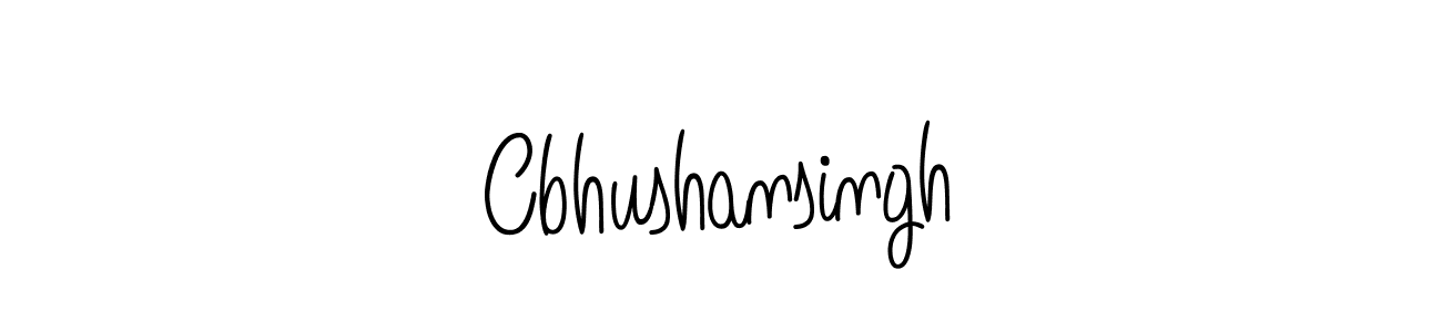 How to make Cbhushansingh name signature. Use Angelique-Rose-font-FFP style for creating short signs online. This is the latest handwritten sign. Cbhushansingh signature style 5 images and pictures png