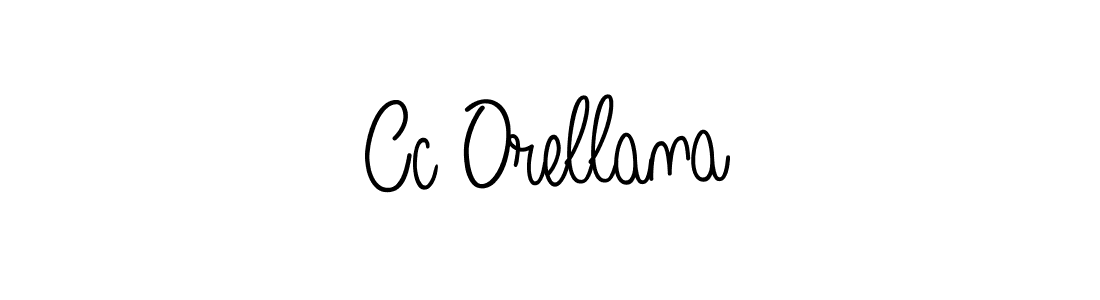 Make a beautiful signature design for name Cc Orellana. With this signature (Angelique-Rose-font-FFP) style, you can create a handwritten signature for free. Cc Orellana signature style 5 images and pictures png