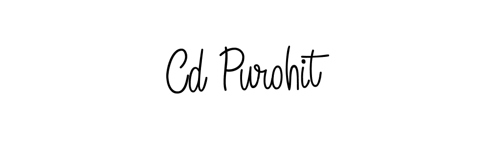 Best and Professional Signature Style for Cd Purohit. Angelique-Rose-font-FFP Best Signature Style Collection. Cd Purohit signature style 5 images and pictures png