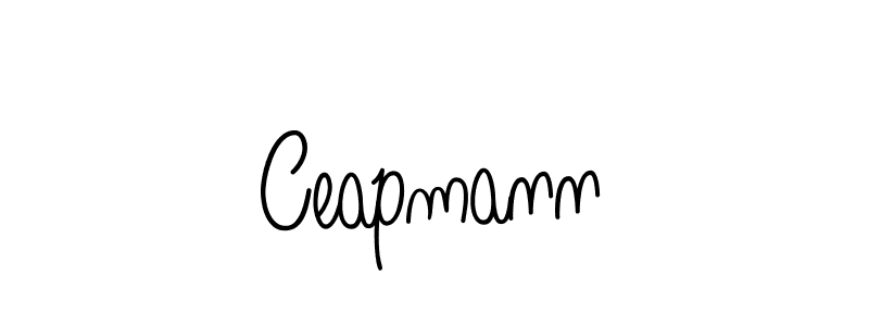 Use a signature maker to create a handwritten signature online. With this signature software, you can design (Angelique-Rose-font-FFP) your own signature for name Ceapmann. Ceapmann signature style 5 images and pictures png