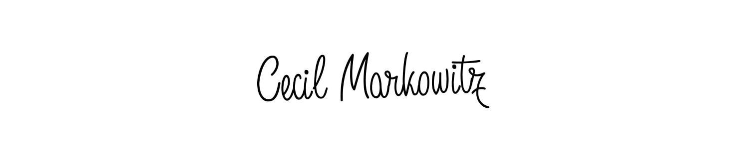 How to make Cecil Markowitz name signature. Use Angelique-Rose-font-FFP style for creating short signs online. This is the latest handwritten sign. Cecil Markowitz signature style 5 images and pictures png