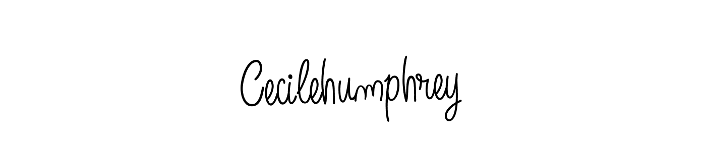 Design your own signature with our free online signature maker. With this signature software, you can create a handwritten (Angelique-Rose-font-FFP) signature for name Cecilehumphrey. Cecilehumphrey signature style 5 images and pictures png