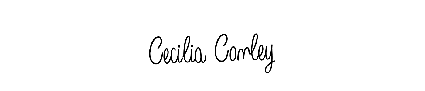 Make a beautiful signature design for name Cecilia Conley. With this signature (Angelique-Rose-font-FFP) style, you can create a handwritten signature for free. Cecilia Conley signature style 5 images and pictures png