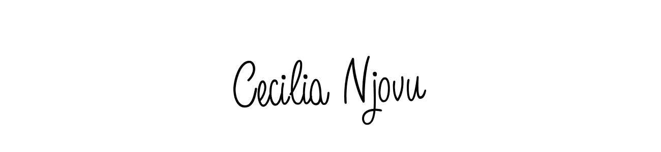 The best way (Angelique-Rose-font-FFP) to make a short signature is to pick only two or three words in your name. The name Cecilia Njovu include a total of six letters. For converting this name. Cecilia Njovu signature style 5 images and pictures png