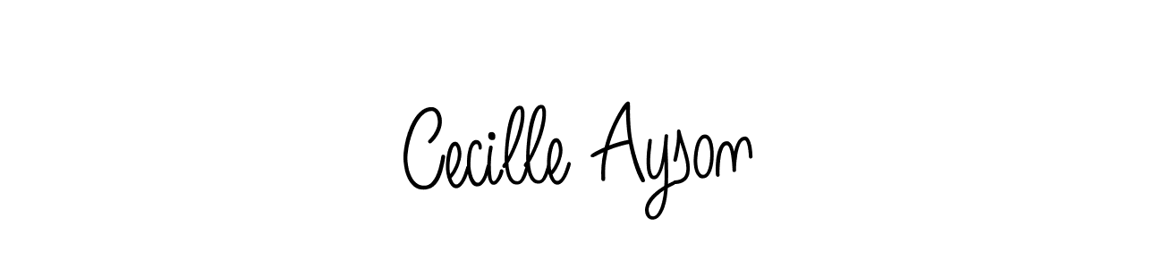 Make a beautiful signature design for name Cecille Ayson. Use this online signature maker to create a handwritten signature for free. Cecille Ayson signature style 5 images and pictures png