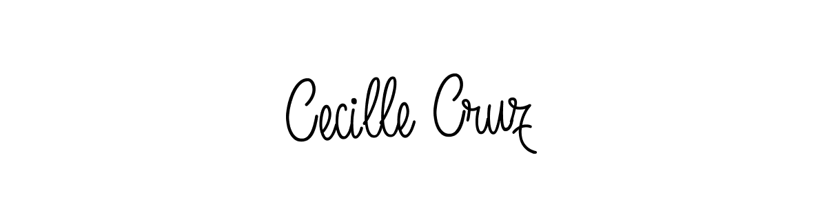 Angelique-Rose-font-FFP is a professional signature style that is perfect for those who want to add a touch of class to their signature. It is also a great choice for those who want to make their signature more unique. Get Cecille Cruz name to fancy signature for free. Cecille Cruz signature style 5 images and pictures png