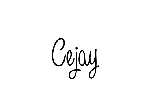 The best way (Angelique-Rose-font-FFP) to make a short signature is to pick only two or three words in your name. The name Cejay include a total of six letters. For converting this name. Cejay signature style 5 images and pictures png