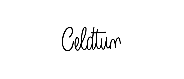 Design your own signature with our free online signature maker. With this signature software, you can create a handwritten (Angelique-Rose-font-FFP) signature for name Celdtun. Celdtun signature style 5 images and pictures png