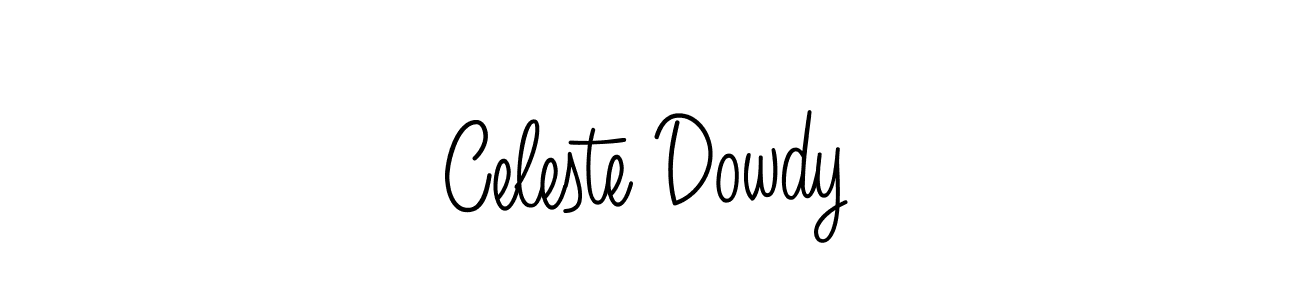 Check out images of Autograph of Celeste Dowdy name. Actor Celeste Dowdy Signature Style. Angelique-Rose-font-FFP is a professional sign style online. Celeste Dowdy signature style 5 images and pictures png