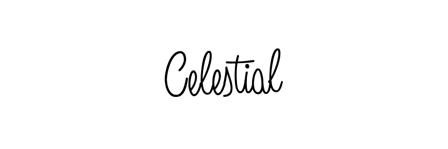 How to make Celestial name signature. Use Angelique-Rose-font-FFP style for creating short signs online. This is the latest handwritten sign. Celestial signature style 5 images and pictures png