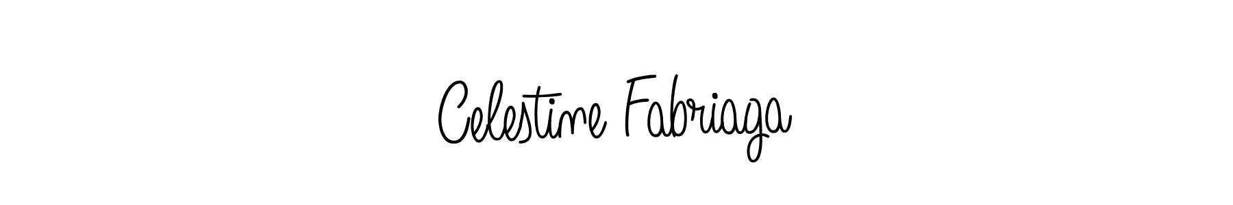 Make a beautiful signature design for name Celestine Fabriaga. Use this online signature maker to create a handwritten signature for free. Celestine Fabriaga signature style 5 images and pictures png