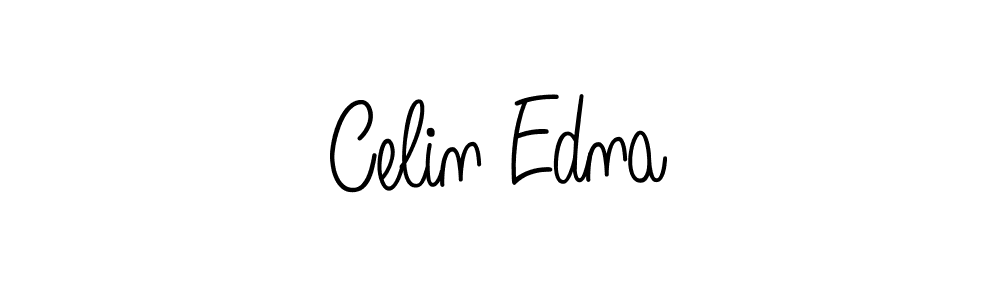 Angelique-Rose-font-FFP is a professional signature style that is perfect for those who want to add a touch of class to their signature. It is also a great choice for those who want to make their signature more unique. Get Celin Edna name to fancy signature for free. Celin Edna signature style 5 images and pictures png