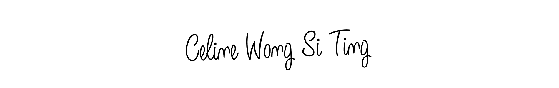 Also You can easily find your signature by using the search form. We will create Celine Wong Si Ting name handwritten signature images for you free of cost using Angelique-Rose-font-FFP sign style. Celine Wong Si Ting signature style 5 images and pictures png