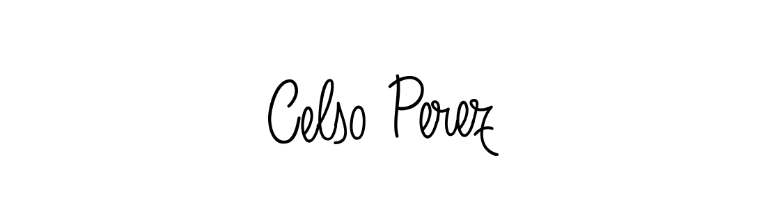 Use a signature maker to create a handwritten signature online. With this signature software, you can design (Angelique-Rose-font-FFP) your own signature for name Celso Perez. Celso Perez signature style 5 images and pictures png
