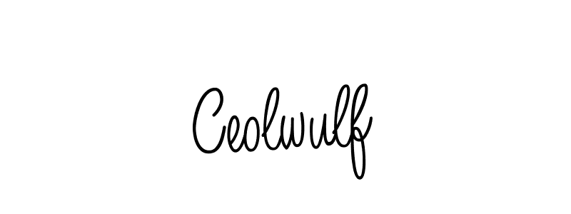 Make a beautiful signature design for name Ceolwulf. With this signature (Angelique-Rose-font-FFP) style, you can create a handwritten signature for free. Ceolwulf signature style 5 images and pictures png