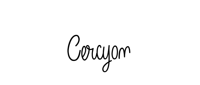 Cercyon stylish signature style. Best Handwritten Sign (Angelique-Rose-font-FFP) for my name. Handwritten Signature Collection Ideas for my name Cercyon. Cercyon signature style 5 images and pictures png