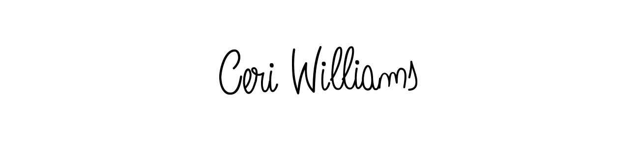 Create a beautiful signature design for name Ceri Williams. With this signature (Angelique-Rose-font-FFP) fonts, you can make a handwritten signature for free. Ceri Williams signature style 5 images and pictures png