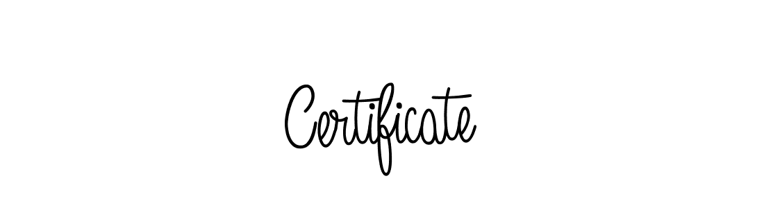 Make a beautiful signature design for name Certificate. With this signature (Angelique-Rose-font-FFP) style, you can create a handwritten signature for free. Certificate signature style 5 images and pictures png