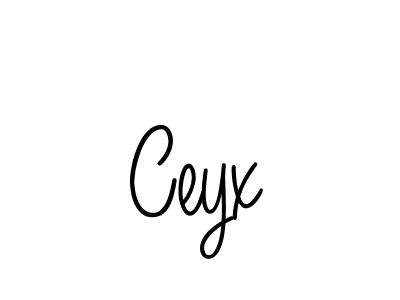 Make a beautiful signature design for name Ceyx. With this signature (Angelique-Rose-font-FFP) style, you can create a handwritten signature for free. Ceyx signature style 5 images and pictures png