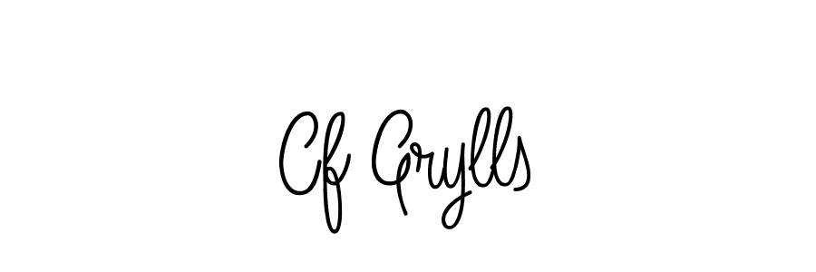 Use a signature maker to create a handwritten signature online. With this signature software, you can design (Angelique-Rose-font-FFP) your own signature for name Cf Grylls. Cf Grylls signature style 5 images and pictures png
