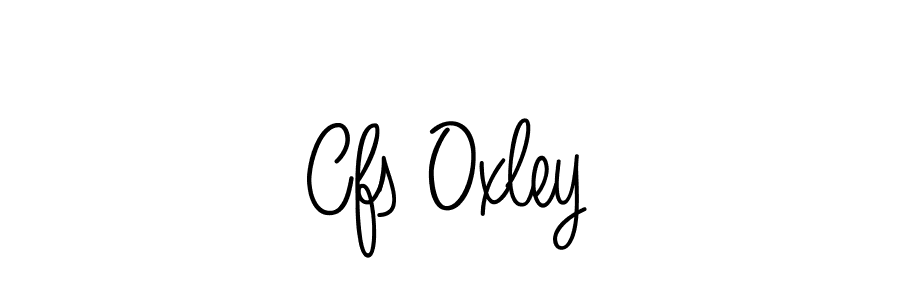Create a beautiful signature design for name Cfs Oxley. With this signature (Angelique-Rose-font-FFP) fonts, you can make a handwritten signature for free. Cfs Oxley signature style 5 images and pictures png