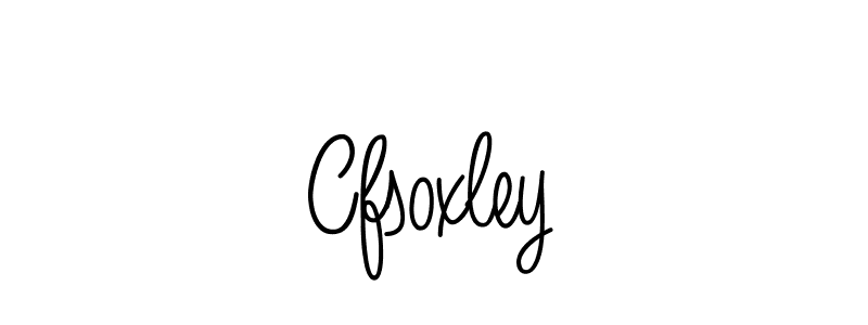 Use a signature maker to create a handwritten signature online. With this signature software, you can design (Angelique-Rose-font-FFP) your own signature for name Cfsoxley. Cfsoxley signature style 5 images and pictures png