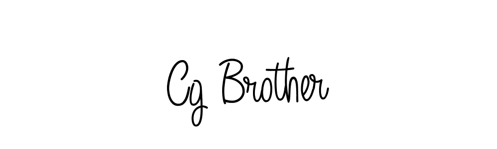 How to make Cg Brother name signature. Use Angelique-Rose-font-FFP style for creating short signs online. This is the latest handwritten sign. Cg Brother signature style 5 images and pictures png