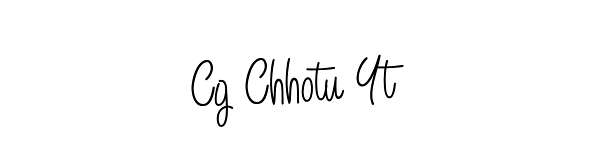 Make a beautiful signature design for name Cg Chhotu Yt. Use this online signature maker to create a handwritten signature for free. Cg Chhotu Yt signature style 5 images and pictures png