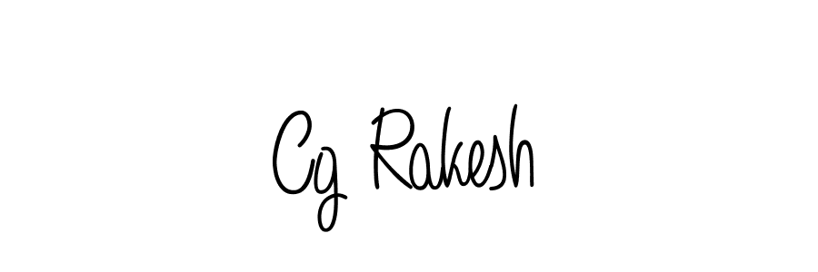 Cg Rakesh stylish signature style. Best Handwritten Sign (Angelique-Rose-font-FFP) for my name. Handwritten Signature Collection Ideas for my name Cg Rakesh. Cg Rakesh signature style 5 images and pictures png