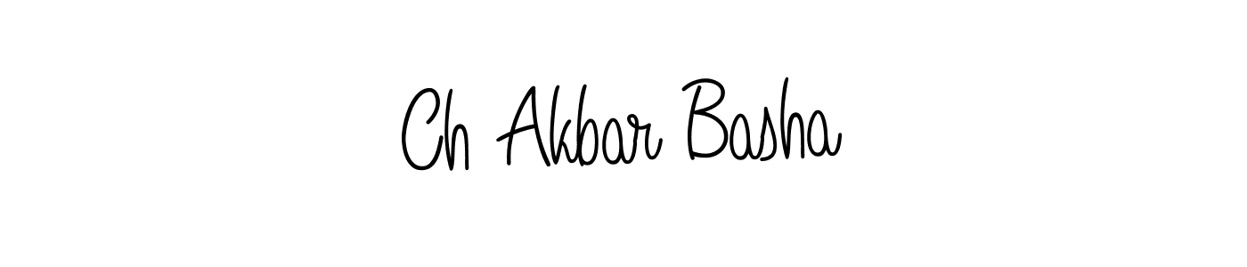 Make a short Ch Akbar Basha signature style. Manage your documents anywhere anytime using Angelique-Rose-font-FFP. Create and add eSignatures, submit forms, share and send files easily. Ch Akbar Basha signature style 5 images and pictures png