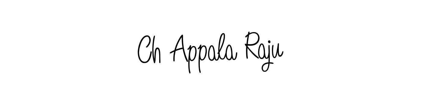 Angelique-Rose-font-FFP is a professional signature style that is perfect for those who want to add a touch of class to their signature. It is also a great choice for those who want to make their signature more unique. Get Ch Appala Raju name to fancy signature for free. Ch Appala Raju signature style 5 images and pictures png