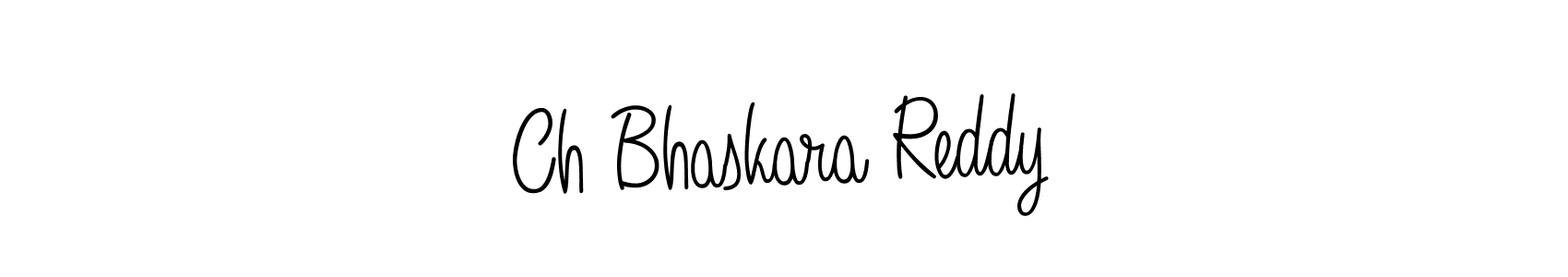 Make a beautiful signature design for name Ch Bhaskara Reddy. Use this online signature maker to create a handwritten signature for free. Ch Bhaskara Reddy signature style 5 images and pictures png