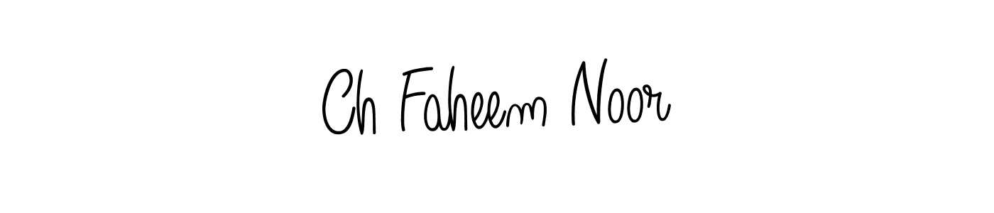Also You can easily find your signature by using the search form. We will create Ch Faheem Noor name handwritten signature images for you free of cost using Angelique-Rose-font-FFP sign style. Ch Faheem Noor signature style 5 images and pictures png