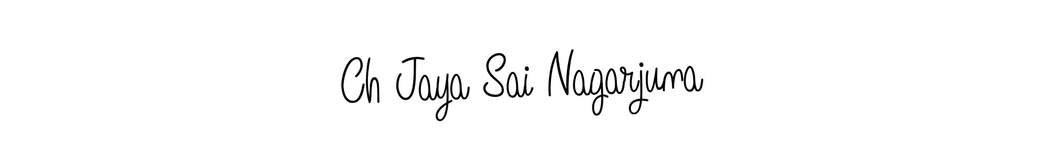 Also You can easily find your signature by using the search form. We will create Ch Jaya Sai Nagarjuna name handwritten signature images for you free of cost using Angelique-Rose-font-FFP sign style. Ch Jaya Sai Nagarjuna signature style 5 images and pictures png