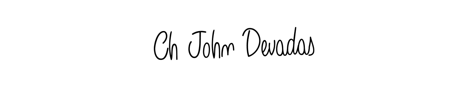 Make a beautiful signature design for name Ch John Devadas. Use this online signature maker to create a handwritten signature for free. Ch John Devadas signature style 5 images and pictures png