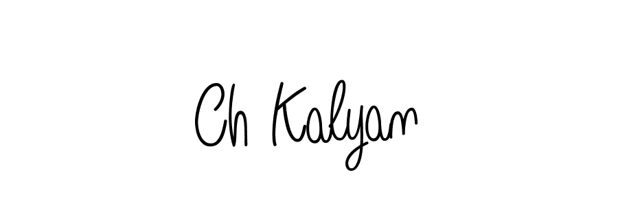Use a signature maker to create a handwritten signature online. With this signature software, you can design (Angelique-Rose-font-FFP) your own signature for name Ch Kalyan. Ch Kalyan signature style 5 images and pictures png