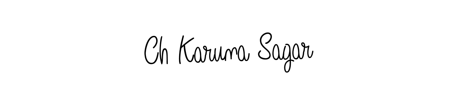 This is the best signature style for the Ch Karuna Sagar name. Also you like these signature font (Angelique-Rose-font-FFP). Mix name signature. Ch Karuna Sagar signature style 5 images and pictures png