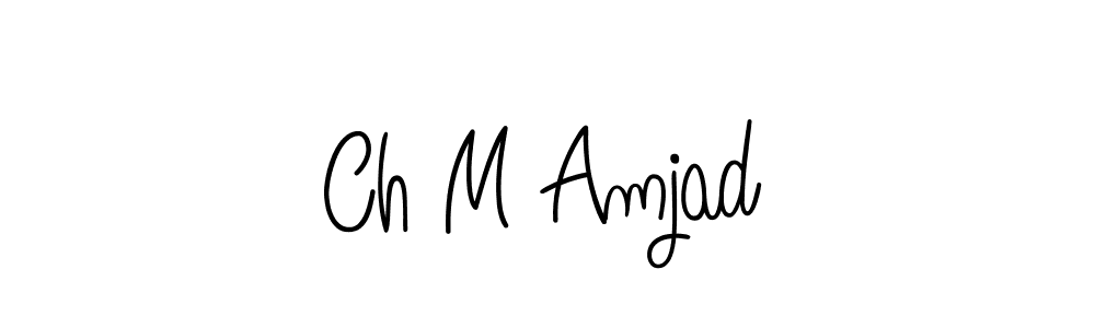 Create a beautiful signature design for name Ch M Amjad. With this signature (Angelique-Rose-font-FFP) fonts, you can make a handwritten signature for free. Ch M Amjad signature style 5 images and pictures png